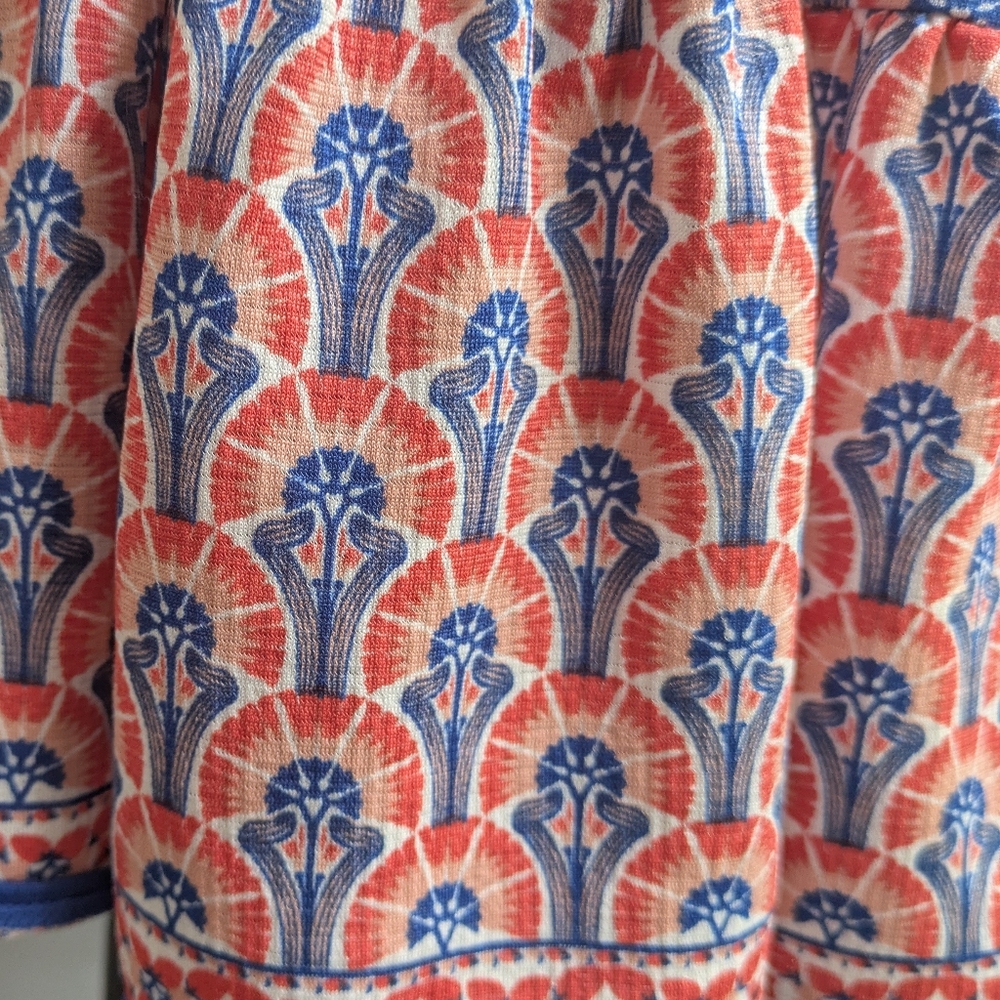 EUC.....Max Studio Flutter Sleeved Tiered Dress Size M - Picture 8 of 8